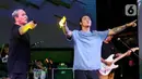 Element tampil membawakan sejumlah lagu, seperti Kupersembahkan Nirwana, Cinta Sejati, Cinta Tak Bersyarat dan Rahasia Hati. (Liputan6.com/Herman Zakharia)