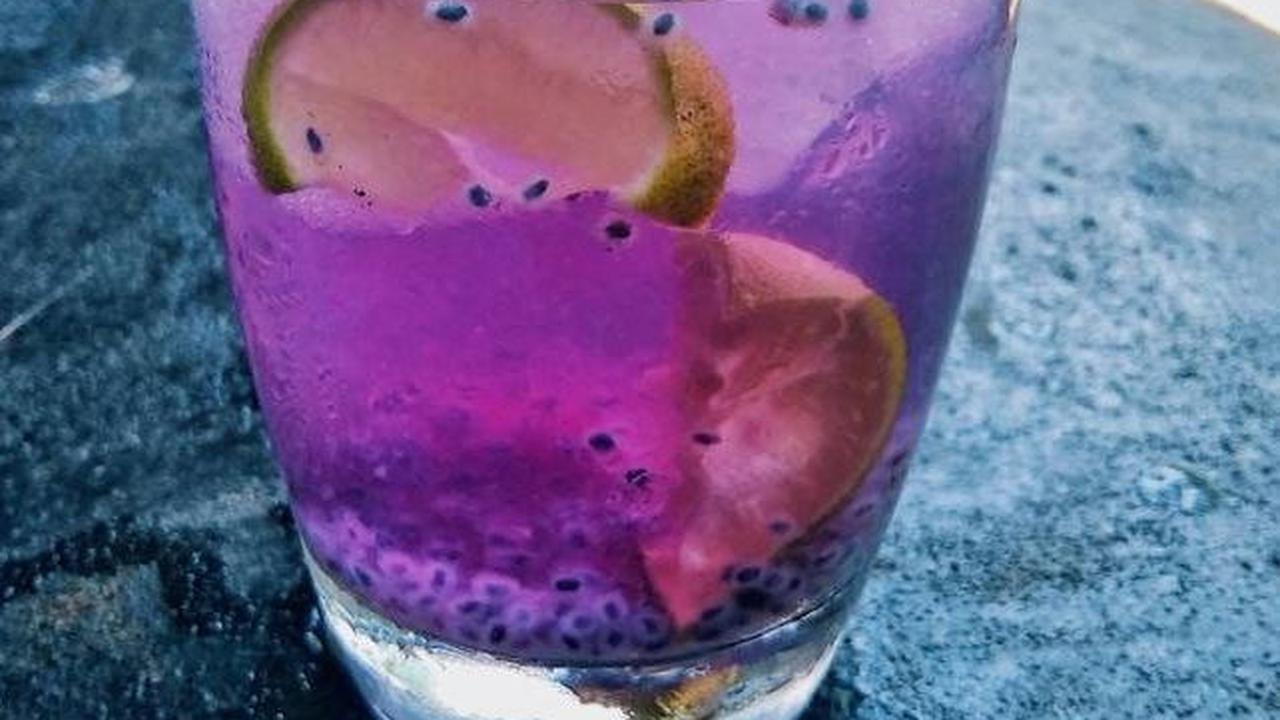 Resep Es Jeruk Selasih Bunga Telang