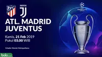 Liga Champions: Atletico Madrid Vs Juventus (Bola.com/Adreanus Titus)
