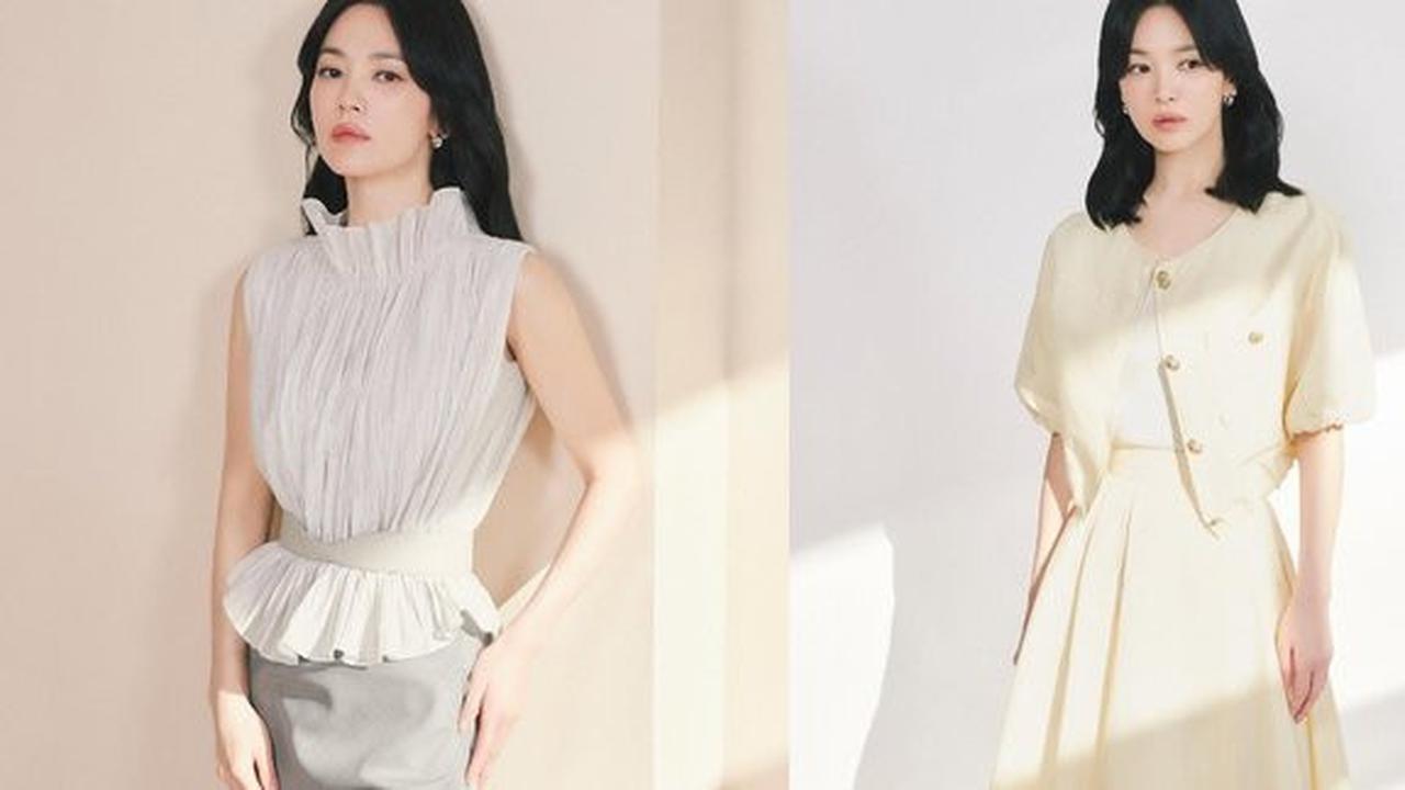 Gaya Simpel Song Hye-Kyo yang Anggun dan Memikat, Tetap Tampil Elegan