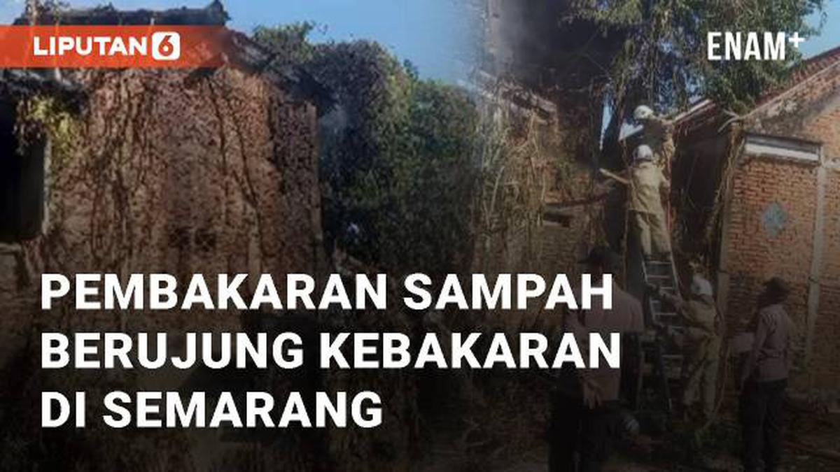 VIDEO: Kebakaran Rumah Akibat Pembakaran Sampah Merembet ke Rumput di ...