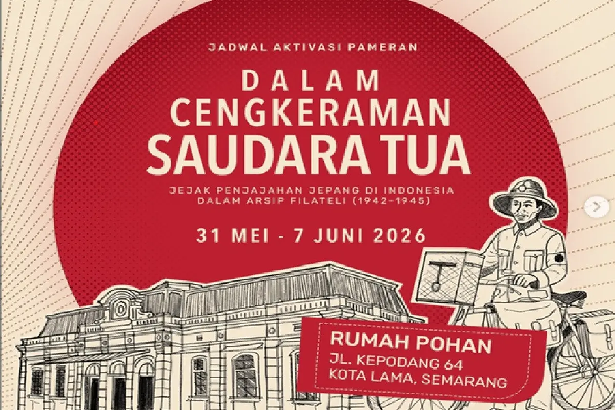 Ada Pameran Filateli di Kota Lama Semarang, Angkat Sejarah Pendudukan Jepang