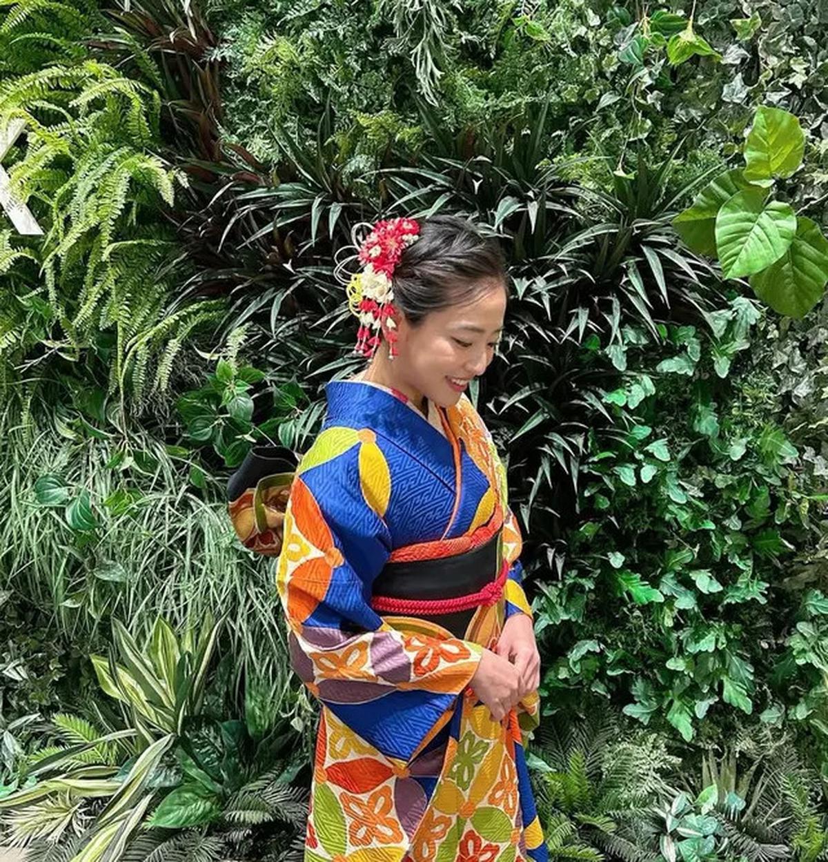 Gaya Haruka Nakagawa Dibalut Kimono saat Pulang Kampung, Tampilan Perempuan Jepang Sesungguhnya