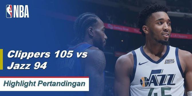 VIDEO: Highlights NBA 2019-2020, La Clippers vs Utah Jazz 105-94