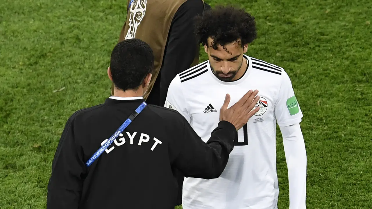 Kekecewaan Mohamed Salah Gagal Menang Lawan Rusia