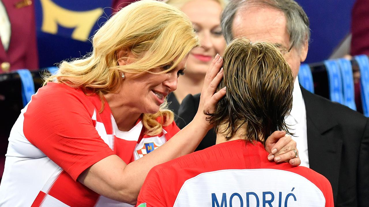 Presiden Kroasia dan Luka Modric