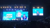 Kim Seon Ho Sapa Fans di Jakarta (Zulfa Ayu Sundari)