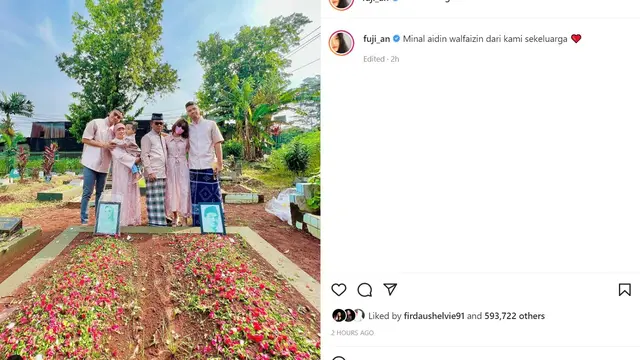 Fuji, adik ipar Vanessa Angel (Foto: Instagram/@fuji_an)