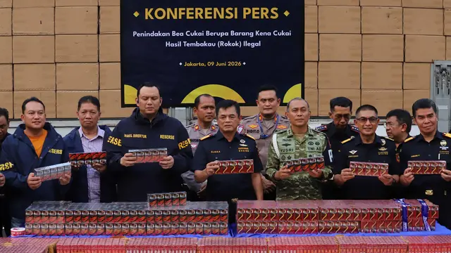 Bea Cukai Sita 8,9 Juta Batang Rokok Ilegal
