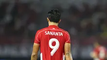 Ramadhan Sananta mencetak gol Timnas Indonesia ke gawang Chinese Taipei di Stadion Gelora Bung Tomo, Surabaya, Jumat (5/9/2025). (Bola.com/Abdul Aziz)