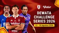 Dewata Challenge Series 2026: Adu Kekuatan Bali United, Persib, dan Sabah FC Hanya di Vidio