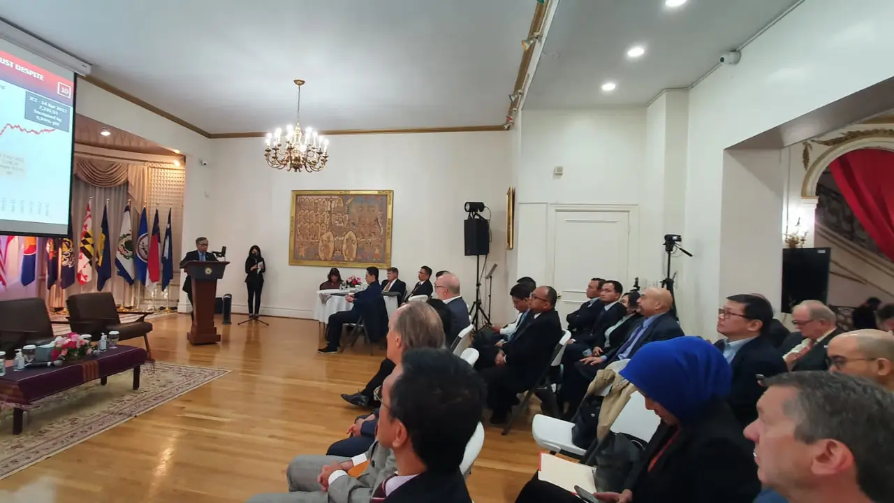 OJK memaparkan stabilitas sistem keuangan Indonesia kepada investor Amerika Serikat