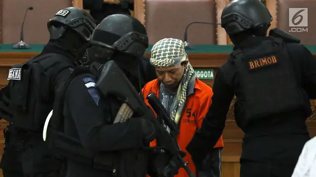 Aman Abdurrahman Jalani Sidang Pledoi