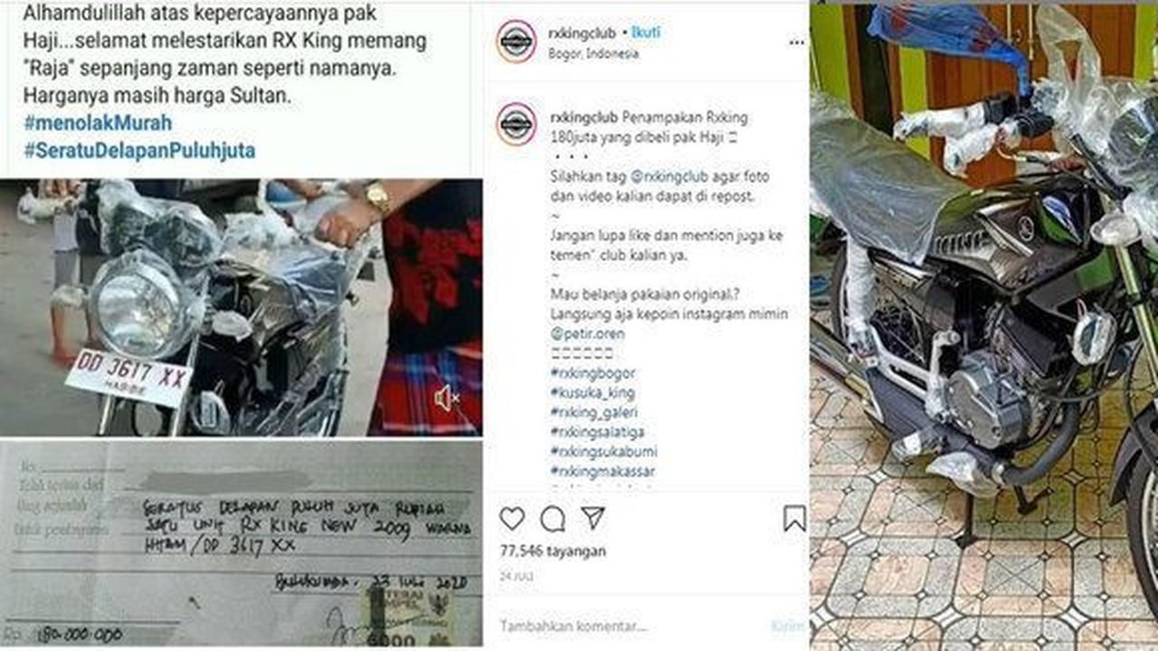 Yamaha RX King 2009 dihargai Rp 180 juta