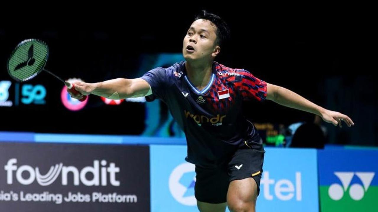 Hasil Malaysia Open 2025: Anthony Ginting Kalah dari Kunlavut Vitidsarn, Tersingkir dari Babak 16 Besar