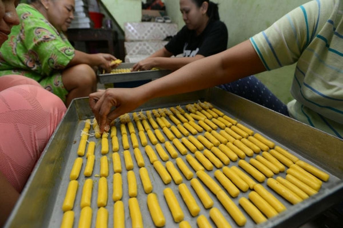 Jelang Lebaran, produksi kue kering kebanjiran pesanan