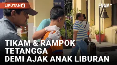 Butuh Uang untuk Ajak Anak Liburan, Pria di Gresik Nekat Tikam dan Rampas Dompet Tetangga