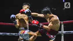 Ajang olahraga seni bela diri campuran atau Mixed Martial Arts (MMA) bertajuk Baku Hantam Championship kembali hadir pada 16 September 2023. (Liputan6.com/Faizal Fanani)