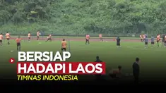 Berita video latihan Timnas Indonesia yang bersiap untuk menghadapi Laos di Grup B Piala AFF 2020, Sabtu (11/12/2021).