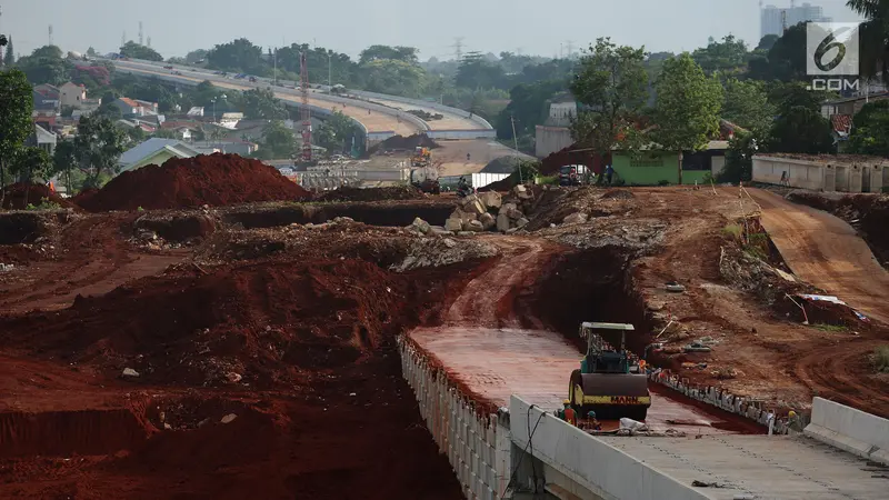 Ilustrasi proyek jalan tol