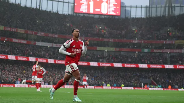 Pemain Arsenal Gabriel Magalhaes