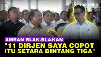 [FULL] Emosi! Amran Blak-blakan Depan Prabowo: 11 Dirjen Saya Copot Satu Hari, itu Setara Bintang 3