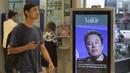 Hal ini karena ada tuduhan platform milik miliarder Elon Musk itu berulang kali mengabaikan perintah dan peraturan di Brasil. (AP Photo/Eraldo Peres)
