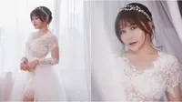 7 Potret Prilly Latuconsina Pakai Baju Pengantin, Curi Perhatian