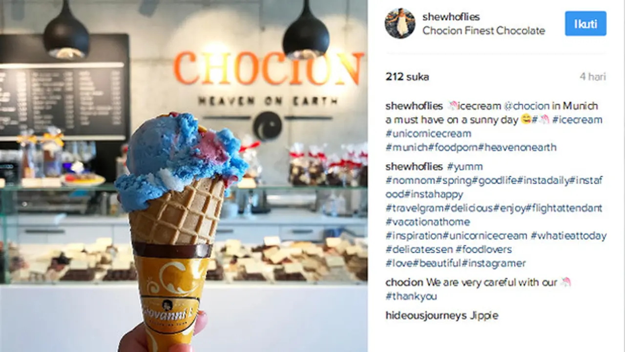 Sensasi Nikmati Secangkir Kopi dalam se-Cone Es Krim  