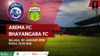 Piala Presiden 2018 Arema FC Vs Bhayangkara FC (Bola.com/Adreanus Titus)