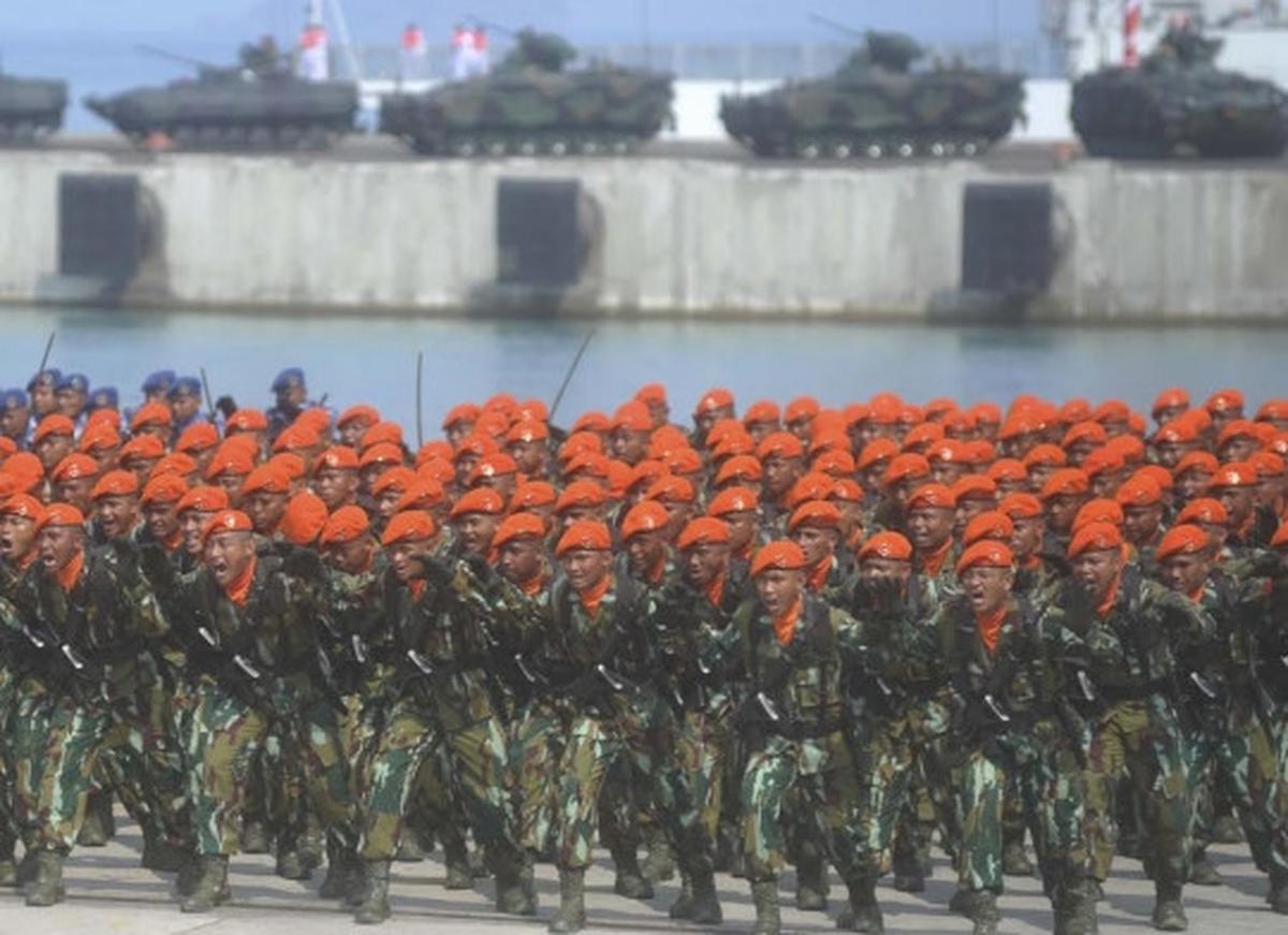 Aksi tiga pasukan elit di HUT TNI ke-70