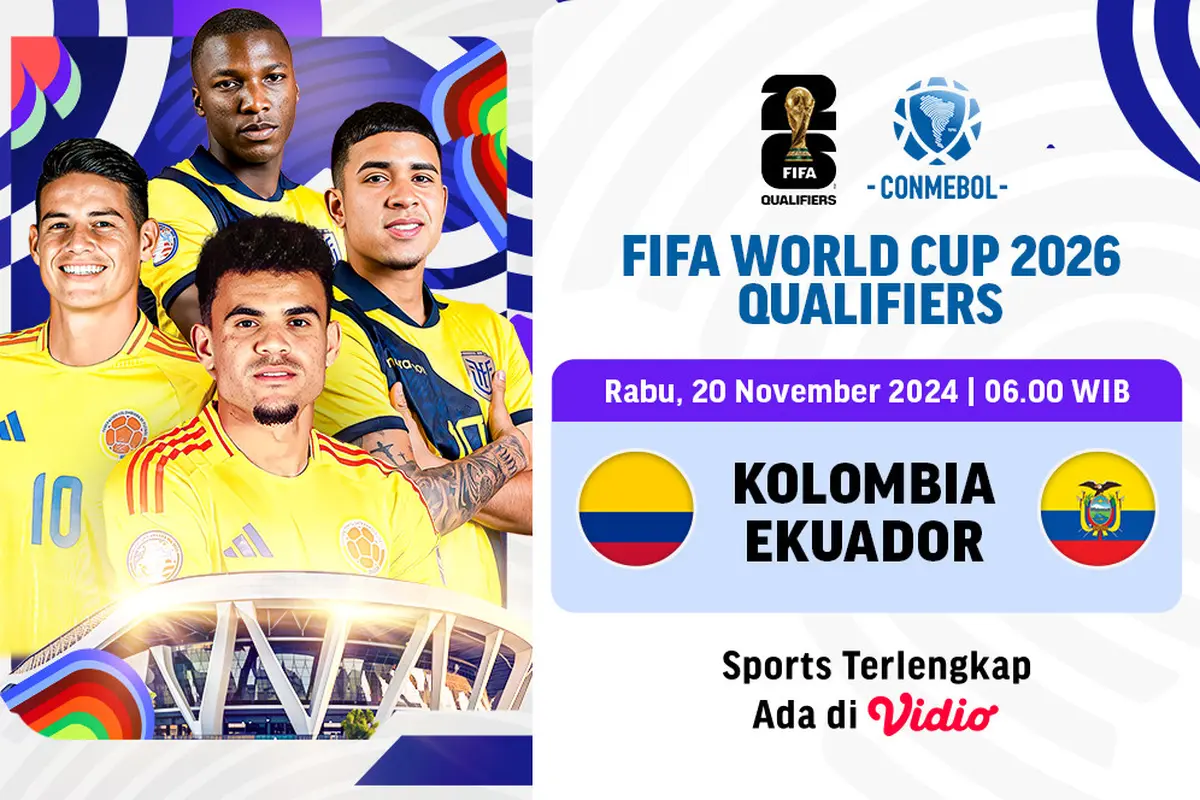 Jadwal CONMEBOL Qualifiers 2026 di Vidio Pekan Ini