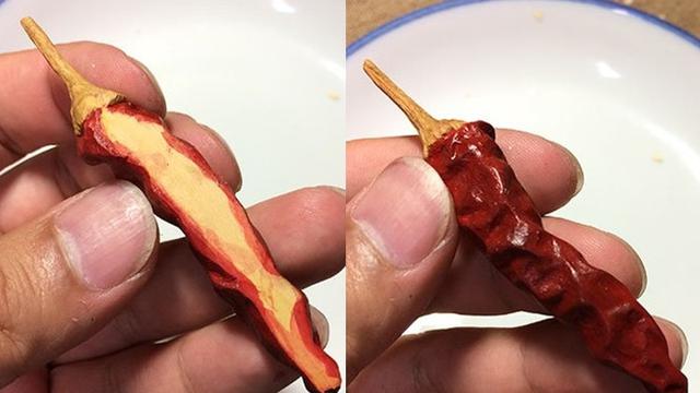 Unik, 6 Potret Ukiran Kayu Ini Bak Makanan Sungguhan