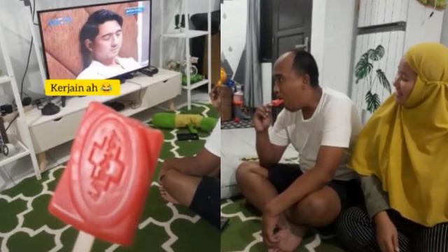 Terlalu Asyik Nonton Ikatan Cinta Pria Ini Tak Sadar Saat Dikerjai Oleh Istri Hot Liputan6 Com