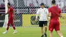Bahkan, di bawah kepemimpinan Shin Tae-yong, peringkat FIFA Indonesia mengalami peningkatan hingga ke posisi 127. (Liputan6.com/Helmi Fithriansyah)