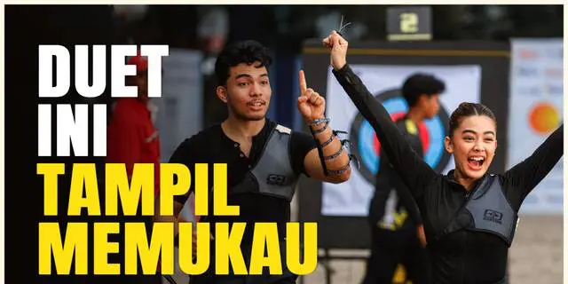 VIDEO: Pasangan Saaih Halilintar dan Aqeela Calista Tampil Mengesankan di Cabor Panahan TOSI Season 3