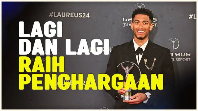 Berita video bintang Real Madrid, Jude Bellingham, raih jadi pesepak bola pertama yang mendapat penghargaan Laureus World Sport Awards dalam kategori Breaktough of the Year.