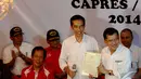 Sutiyoso mengatakan bahwa partainya memiliki kedekatan nasionalis dan visi misi yang sama dengan Jokowi-JK. Hal ini yang mendasari sikap PKPI untuk merapat ke gerbong koalisi pimpinan PDIP (Liputan6.com/Andrian M Tunay).