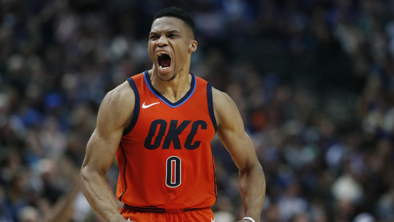 Selebrasi Russell Westbrook