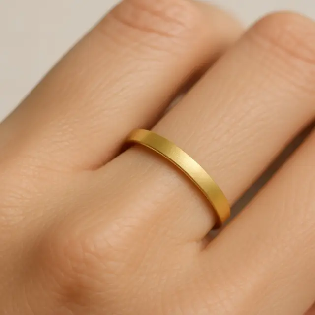 Cincin Emas Minimalis 2025 yang Cocok untuk Sehari-hari (Foto: ChatGPT)