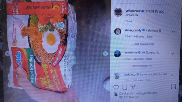Yellow Claw Pamer Indomie