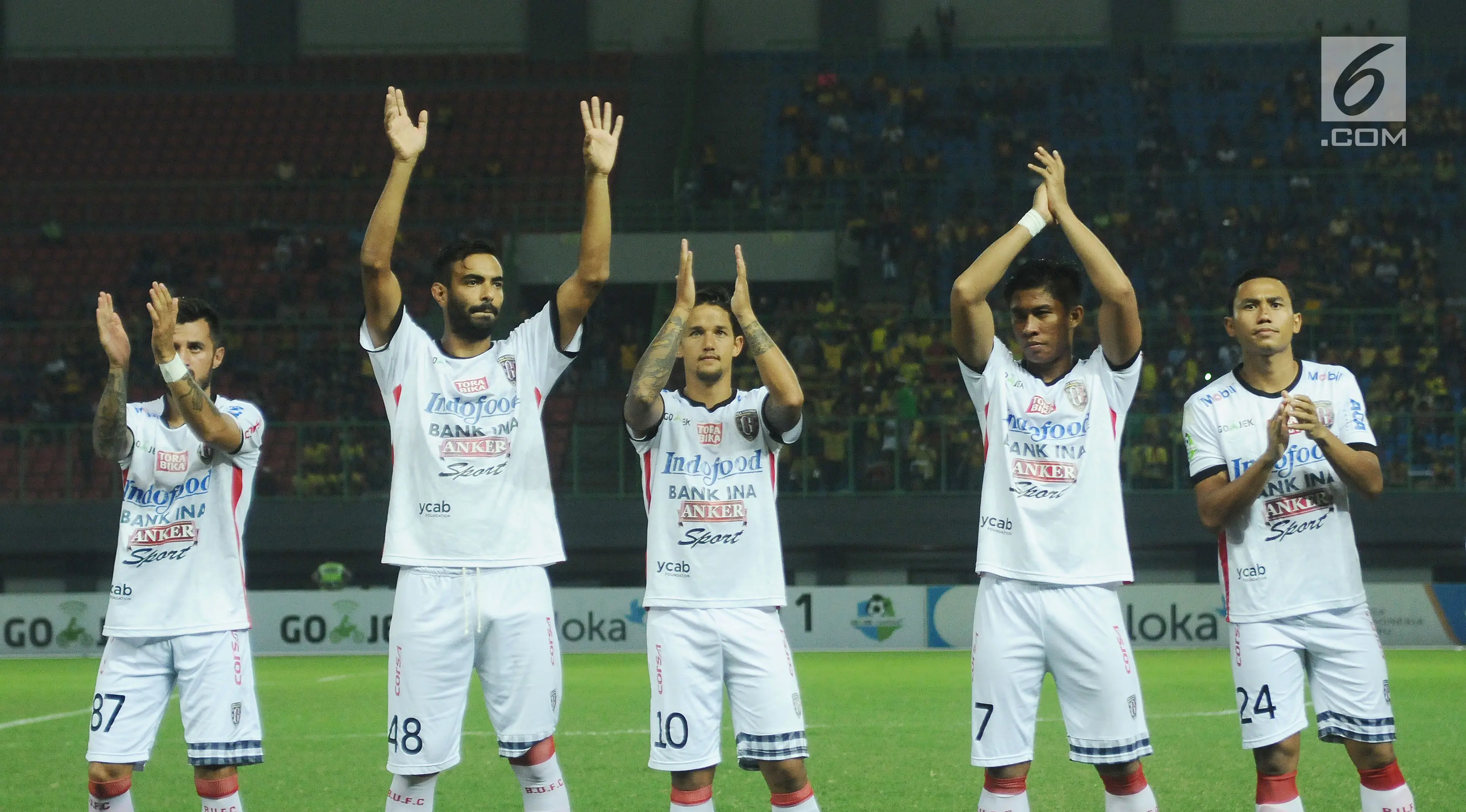 Bali United akan tampil di kualifikasi Liga Champions Asia. (Liputan6.com/HelmiFithriansyah)