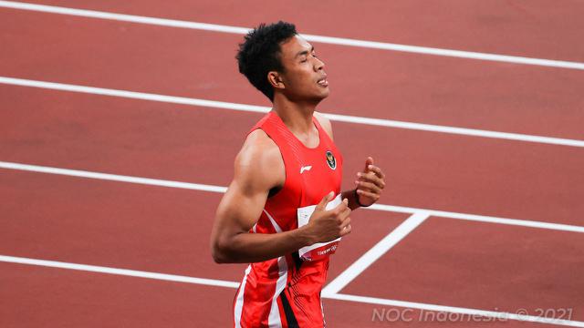 Foto: Lalu Muhammad Zohri Gagal Tembus Semifinal Olimpiade Tokyo 2020