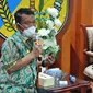 Gubernur Sulteng, Rusdy Mastura saat memberi arahan penanganan Covid-19 di Sulawesi Tengah. (Foto: Humas Pemprov Sulteng).