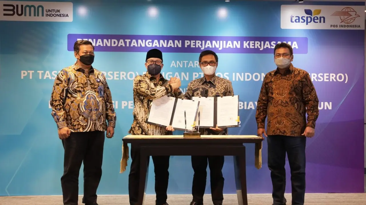 Pos Indonesia menjadlin kerja sama dengan Taspen