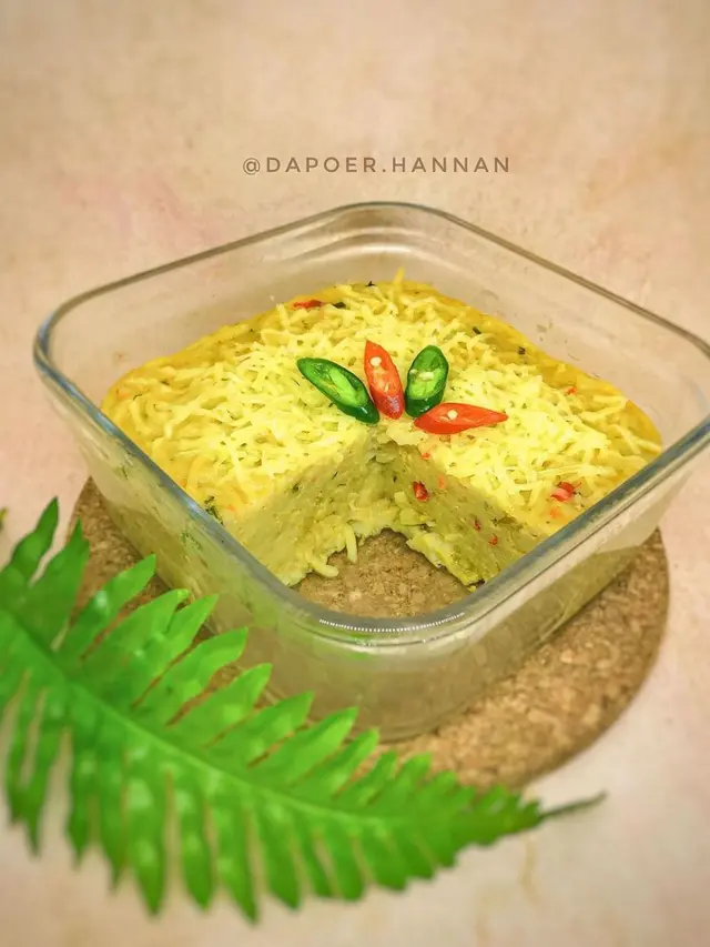 ilustrasi ressep camilan berbahan dasar mie instan/instagram: @dapoer.hannan