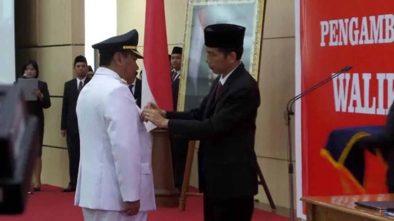 Pelantikan Anas Effendi sebagai Walikota Jakarta Barat