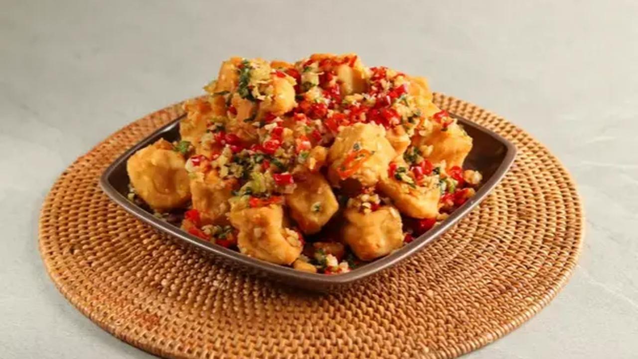 6. Resep Chinese Food Tahu Cabai Garam<br>