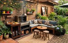 7 Desain Area Barbeque Mini di Sudut Halaman Rumah, Hemat Tempat tapi Tetap Nyaman
