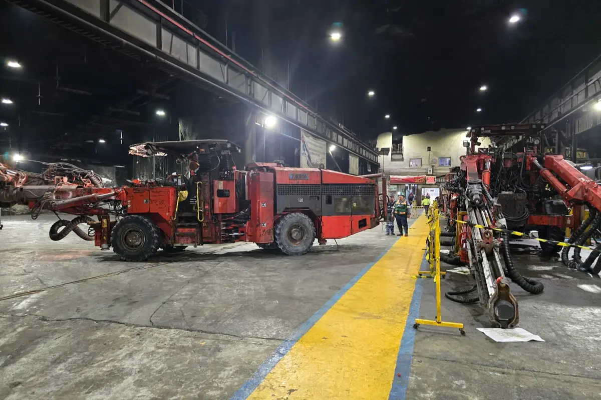 Peralatan di Tambang Bawah Tanah DMLZ. Foto: Nurmayanti/Liputan6.com